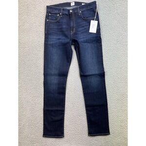 Edwin Jeans Mens 31x31 Maddox Blue River Dark Blue Denim Jeans Slim Fit NEW